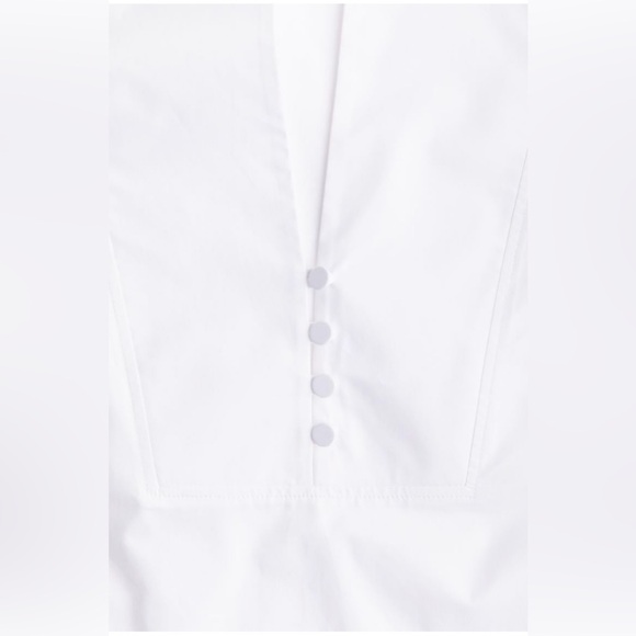 H&M A/W 2024 Loose Fit Tuxedo Shirt. XL - Picture 3 of 8